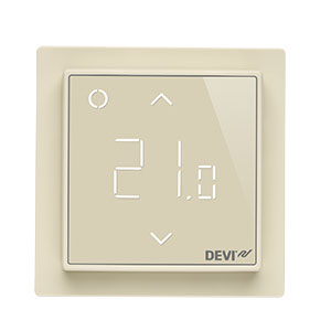 Терморегулятор DEVIreg™ Smart интеллектуальный с Wi-Fi, бежевый, 16А