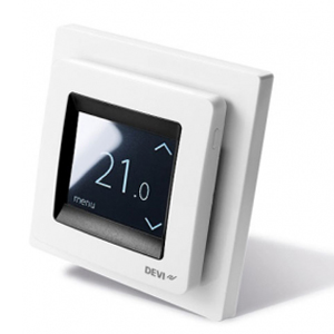 Терморегулятор DEVIreg™ Touch с комбинацией датчиков, белый, 16А