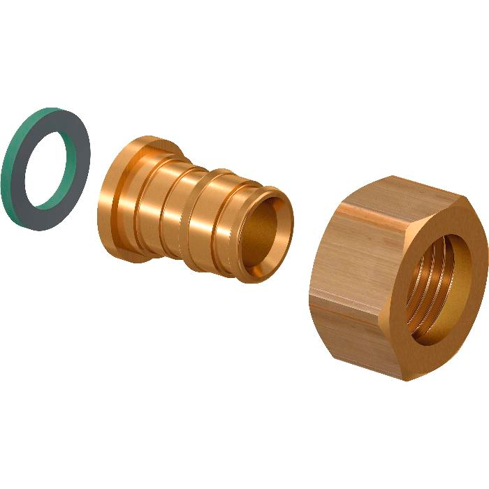 Штуцер Uponor Q&E 20-G1/2"НГ с накидной гайкой
