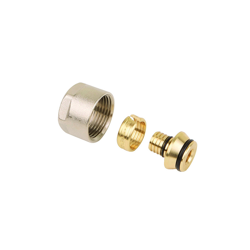 Никелированный евроконус (3/4"), в упаковке 2 гайки, цена за 1 штуку Ø20, HENCO