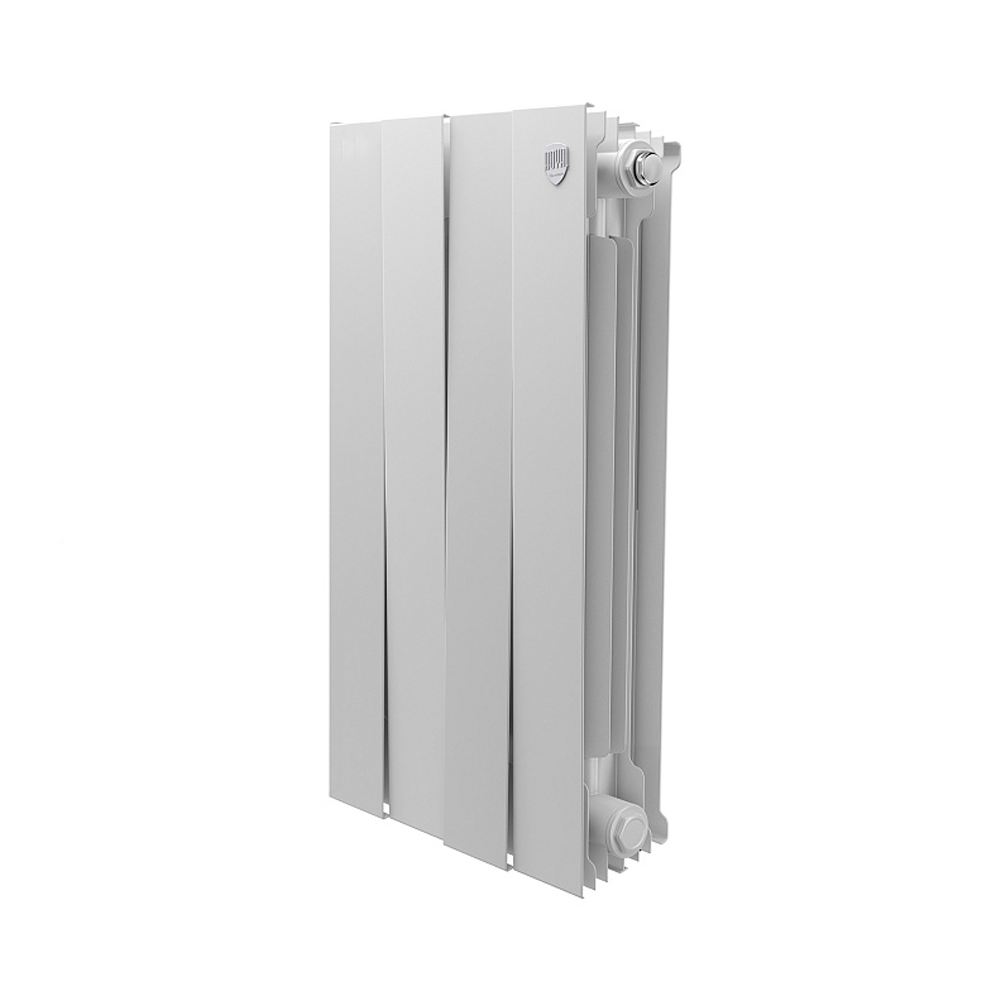 Секционный биметаллический радиатор Royal Thermo PianoForte 500, Bianco Traffico, секций 4